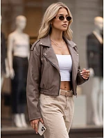 Dámská kožená bunda ve stylu Ramones značky Fango FashionStreet TY5953