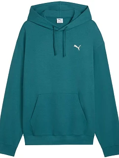 Pánská mikina Puma ESS Elevated Relaxed Hoodie, zelená, 692019, velikost 41
