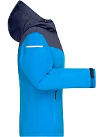 Daiber JN 1179 Dámská outdoorová softshellová bunda 02.1179 bright blue/navy/bright blue