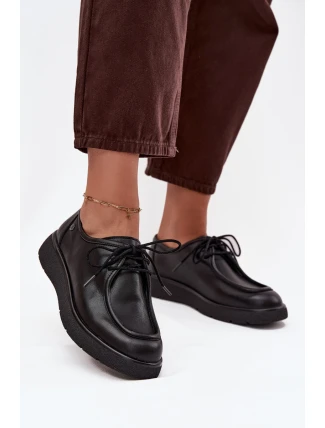 Kožené dámské polobotky Maciejka K7189-01 Černé