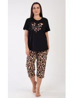 Dámské pyžamo kapri Beautiful Dámské pyžamo kapri Beautiful