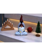 VÁNOČNÍ FIGURKA VÁNOČNÍ SKŘÍTEK LED 20CM