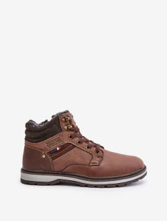 Zateplené pánské kotníkové boty McBraun hnědé