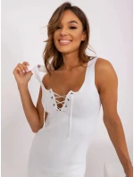 Dámské šaty BA SK 2303.05P Ecru - FPrice Dámské šaty BA SK 2303.05P Ecru - FPrice