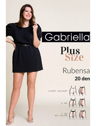RUBENSA 5-SHORT punčocháče XXL RUBENSA 5-SHORT punčocháče XXL