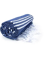 The One Towelling Hamam Sultan Hamam ručník "Sultan" 48.1019 navy/white The One Towelling Hamam Sultan Hamam ručník "Sultan" 48.1019 navy/white
