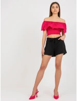 Šortky D73760M61531KH černé