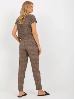 Kalhoty D73770M61869I hnědé