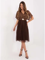 Šaty MI SK 62464.27 hnědé