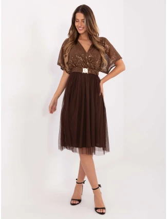 Šaty MI SK 62464.27 hnědé