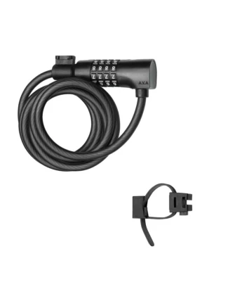 AXA RESOLUTE C 0,8x180 černá šifrovací kabelová spona