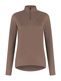 Rogelli běžecká mikina ESSENTIAL, barva mokka, velikost L