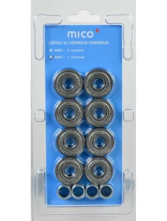 Chromové ložisko Mico ABEC-7 /8ks/