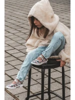 Dětské balerínky v květech námořnických modro-Šedá Noah