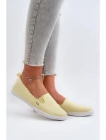 Dámské tenisky slip-on žluté Adrancia