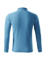 Pique Polo LS polokošile pánská azurově modrá Pique Polo LS polokošile pánská azurově modrá