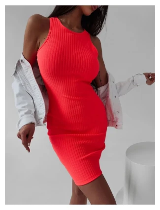 Dámské šaty 277429 neonově růžové - Ola Voga Dámské šaty 277429 neonově růžové - Ola Voga