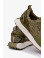 Pánské tenisky na platformě Big Star HI-POLY SYSTEM – khaki