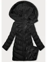 Černá dámská zimní bunda s kapucí (5M3155-392) Černá dámská zimní bunda s kapucí (5M3155-392)