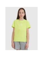 Dívčí tričko s potiskem 4F 4FJWSS25TTSHF1871-45S Dívčí tričko s potiskem 4F 4FJWSS25TTSHF1871-45S