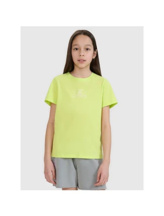 Dívčí tričko s potiskem 4F 4FJWSS25TTSHF1871-45S Dívčí tričko s potiskem 4F 4FJWSS25TTSHF1871-45S