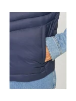 Jack & Jones bez rukávů JJEMULTI BODYWARMER COLLAR NOOS 12258457 NAVY BLAZER/TRUE RED