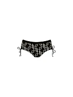 Style Ebru Bottom kalhotky 8319-0 černobílá - Anita Classix