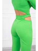 Sada s blůzou top zelená neonová Sada s blůzou top zelená neonová