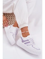 Dámské Tenisky Na Platformě Fialové Ofenale