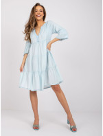 Dámské šaty-D74501M30214L155-světle modré