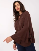 MI košile KS 3173.49 hnědá