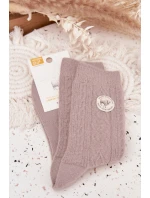 Dámské vlněné ponožky – šedé