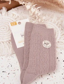 Dámské vlněné ponožky – šedé