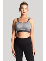 Sportovní podprsenka 7341B Non Wired Bra charcoal marl šedá - Panache Sportovní podprsenka 7341B Non Wired Bra charcoal marl šedá - Panache