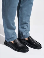 Zajímavé  polobotky pánské černé