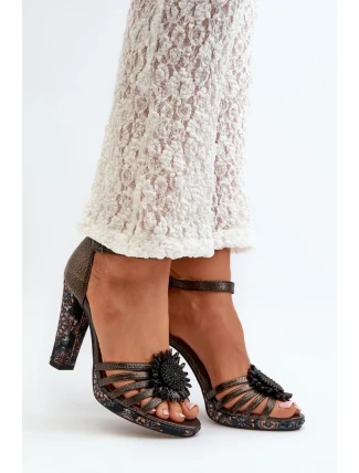 Sandály na podpatku  model 198879 Step in style