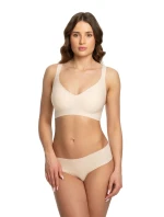 Dámský sportovní top Jelly bra comfort beige - JULIMEX