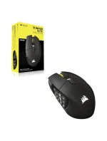 Corsair SCIMITAR ELITE WIRELESS SE Herní myš - bronzová kovová, optická bezdrátová / USB 2.0 typ A / 16 programovatelných tlačítek / 100-33'000 DPI