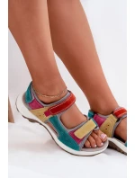 Kožené Dámské Sportovní Sandály McKeylor 95347 Multikolor Kožené Dámské Sportovní Sandály McKeylor 95347 Multikolor