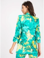 Dámské sako DHJ MA 7684A 1.22X tyrkysové