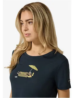 Koszulka damska SUPER.NATURAL W Hot Dog Tee granatowa