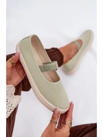 Dámské tenisky Big Star – světle zelené