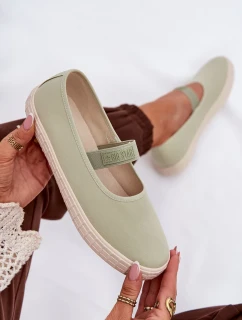 Dámské tenisky Big Star – světle zelené