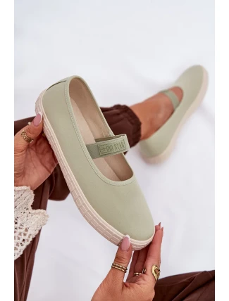 Dámské tenisky Big Star – světle zelené