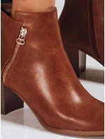 Dámské velbloudí kozačky na podpatku FashionStreet ZY1317