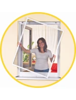 ALU OKENNÍ MOSKYTIÉRA 130X150 BÍLÁ