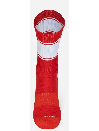 Mr. Socks L 05009 Sportovní ponožky "Ballersocks Classic" 88.5009 red/white