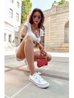 Dámské Klasické Nízké Tenisky Big Star DD274336 Bile