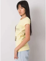 Tričko EM TS ES 21 531.14 světle žlutá Tričko EM TS ES 21 531.14 světle žlutá