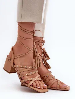 Sandály na podpatku model 197582 Step in style